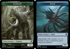 Elephant (0027) // Squid (0017) Double-Sided Token